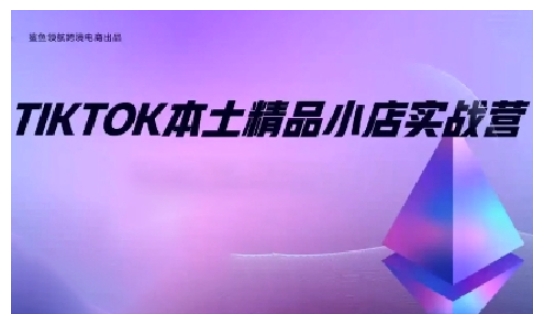 TikTok本土精品小店出海实战营，从入门到高阶，不止0-1!-朽念云创